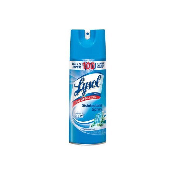 Reckitt Benckiser LYSOL® Disinfectant Spray, Spring Waterfall Scent, 12